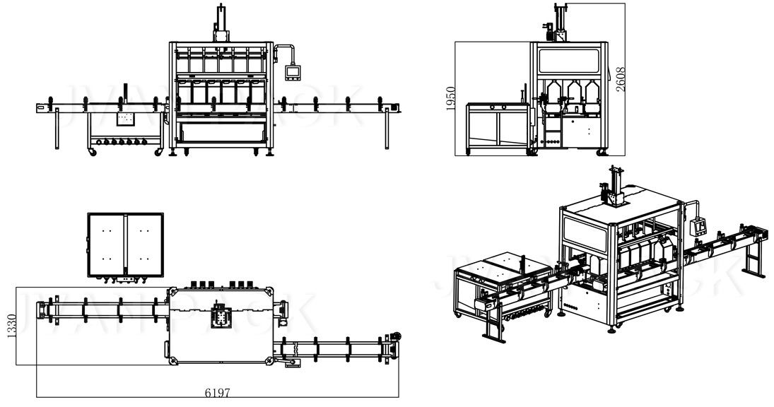 Gear Pump Filling Machine(4) Máquina de llenado de bomba de engranajes (4)