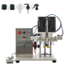 Máquina semiautomática de ajuste de tapas, máquina de cierre por pulverización con gatillo, máquina taponadora de cuentagotas de aceite esencial, YL-P