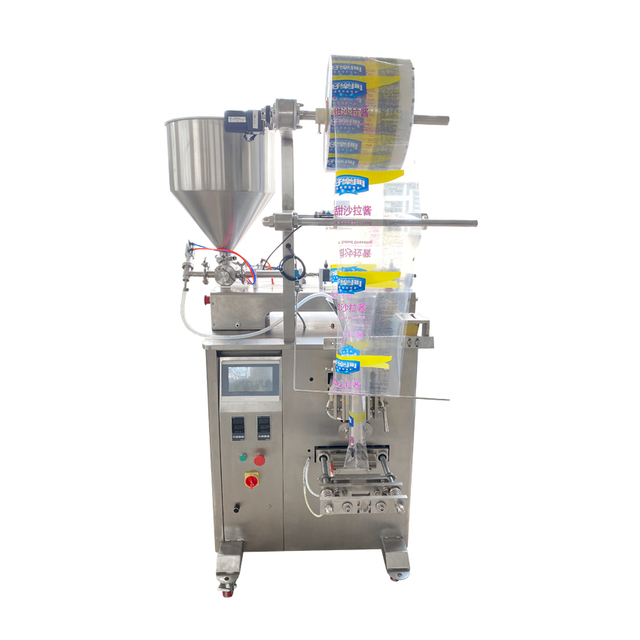 Máquina envasadora de llenado, sellado y salsa de tomate, vertical, automática, JP-320