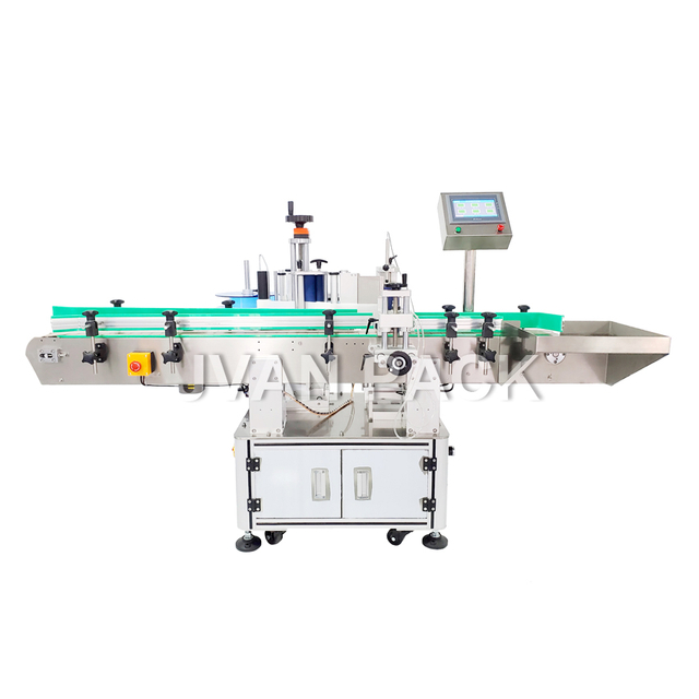 Etiquetadora automática de botellas redondas con posicionamiento vertical MT-822