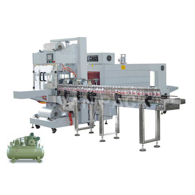 Máquina empacadora automática QSJ-5040A envolvedora de mangas y empaquetadora retráctil de película PE