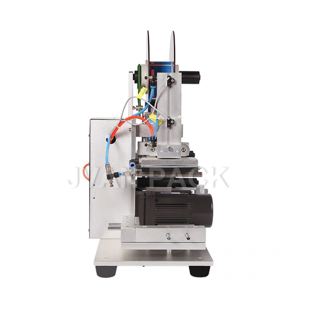 Máquina etiquetadora de botellas de plástico planas semiautomática MT-60 (superficie plana)