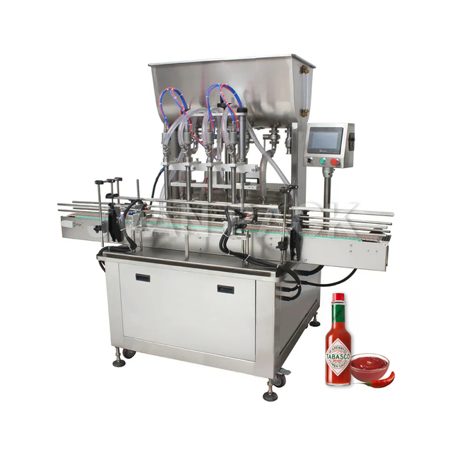 ZT4T-4G Bomba de rotor automática de 4 cabezales, máquina de llenado de alimentos, crema de miel, gel, salsa de tomate, mermelada