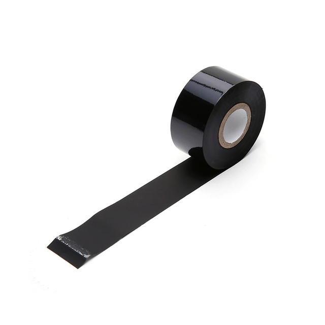 Cinta de transferencia de estampado en caliente negra de 25 mm 30 mm 35 mm para máquina de impresión