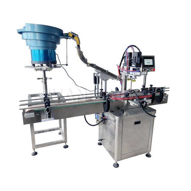 Máquina taponadora de botellas de plástico, tensor automático de tapas de botellas, champú, jabón líquido, crema, Gel desinfectante, detergente, CDXGZ-1