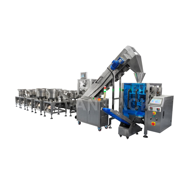 Máquina empacadora automática de conteo de cápsulas de hardware con multivibrador JP-320-8