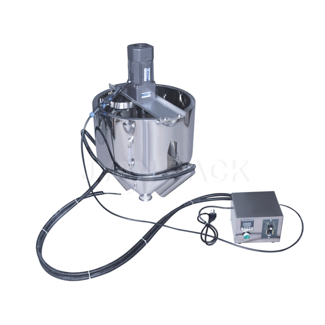 Tolva de acero inoxidable 40L con mezclador y calentador para la máquina de llenado