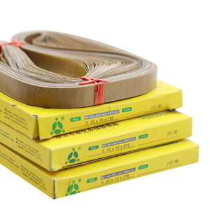 50 unids/lote cinta selladora para FR-900 sellador de banda continua cinta de teflón PTFE para máquina de sellado Horizontal