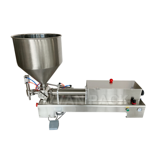 Máquina llenadora de botellas de pasta horizontal semiautomática G1WGD