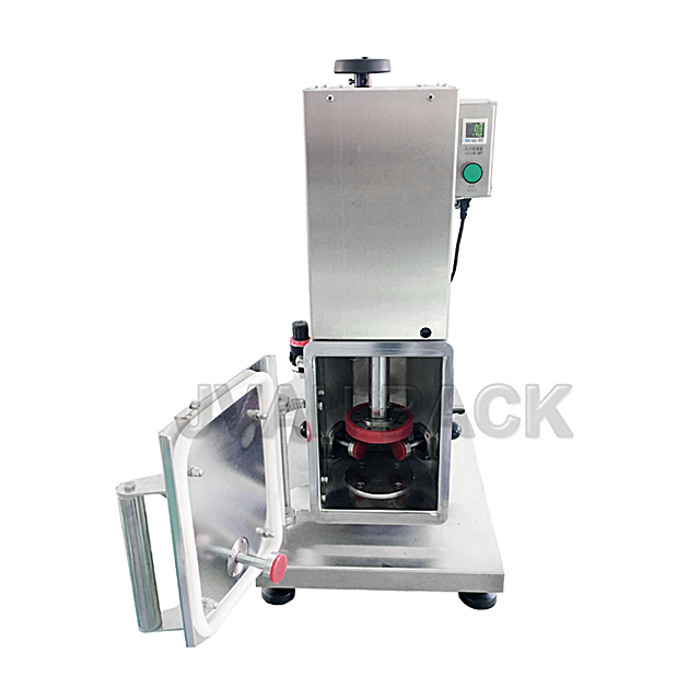 ZK-1 MABLATO DE MATA DE AUTOMÁTICA TERMINA DE METAL DEL TAPA TAPA VESCURA CAPING MÁQUINA DE CAPELA DE SELLACIÓN PARA LA TAPA