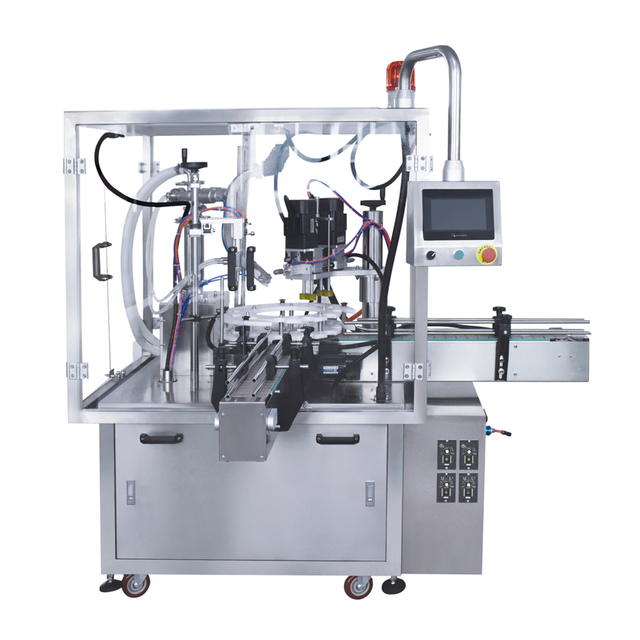 Máquina de llenado y taponado rotativa monobloque YTSP para botella con bomba