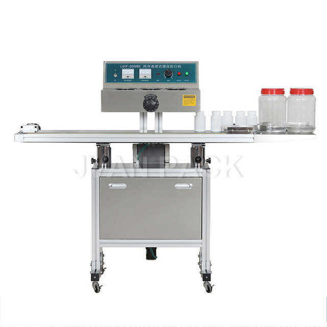 LGYF-2000BX Máquinas de sellado de botellas de tarros de papel de aluminio con tapa de inducción electromagnética continua de alta calidad