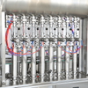 Llenadora de pistón neumática automática GT8T-8G, máquina de llenado de tarros de botellas de salsa de mermelada y pasta de 8 cabezales