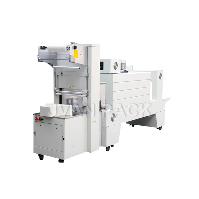 Máquina semiautomática de envasado retráctil de película PE y envoltura de mangas