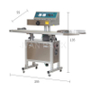 LGYF-2000BX Máquinas de sellado de botellas de tarros de papel de aluminio con tapa de inducción electromagnética continua de alta calidad