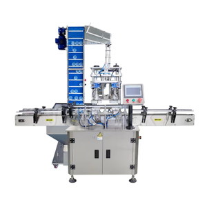 Máquina taponadora automática QDX-2 con servo de doble cabezal 