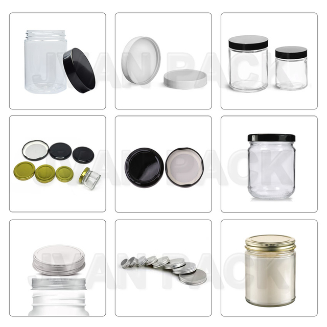 Máquina taponadora rotativa automática de tarros QDX-2 (2 cabezales)