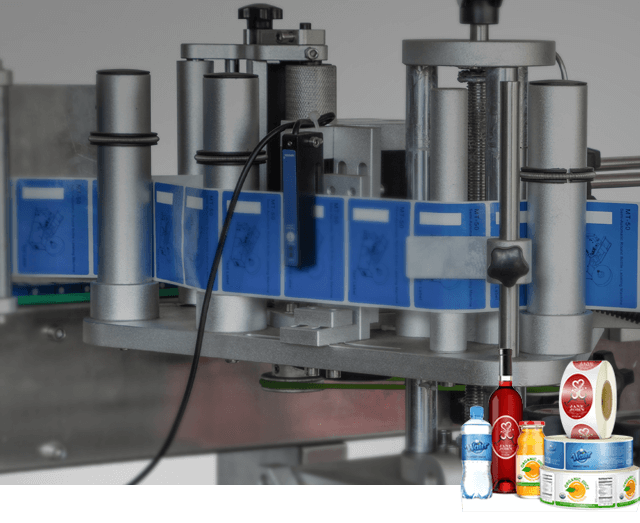 ETIQUETADORA DE BOTELLAS REDONDAS