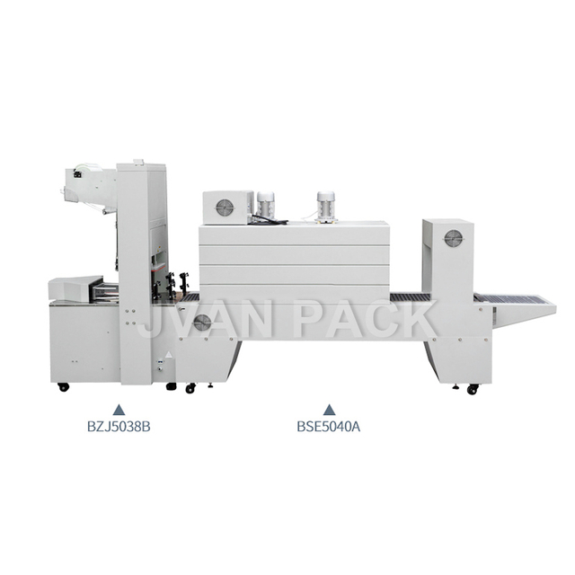 Máquina semiautomática de envasado retráctil de película PE y envoltura de mangas