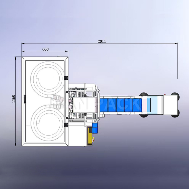 Máquina empacadora automática de conteo de cápsulas JP-320-2