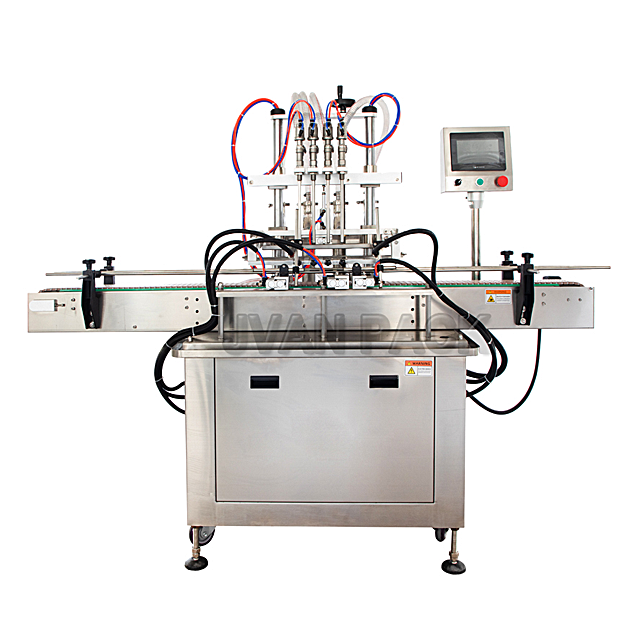 Máquina llenadora de botellas de líquidos neumática automática YT4T-4G