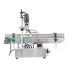 Máquina de apriete de tapas neumáticas de mesa CDX-500, máquina de cierre de tornillos para tapas de pulverización, tapas de boquilla, tapas abatibles con cinta transportadora