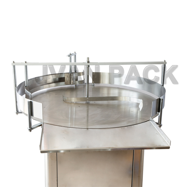 Mesa de alimentación de plataforma de vidrio de plástico con gama de plástico con giratoria ZXJ-1000