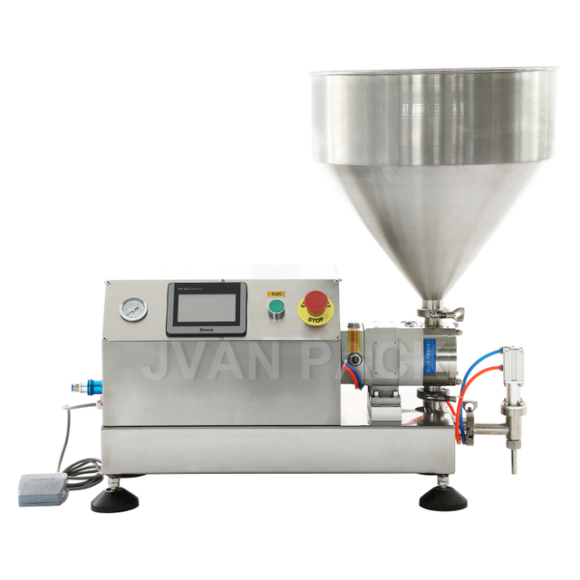 Máquina de llenado de botellas de pasta con bomba de rotor de alta viscosidad de sobremesa ZT-20