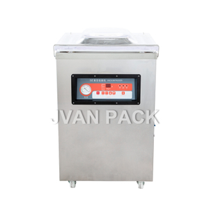 Máquina selladora al vacío Vertical semiautomática DZ-400, maquinaria de envasado de alimentos frescos