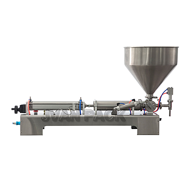 Máquina llenadora de brillo de labios con pistón volumétrico G1WGD, máquina llenadora de botellas de pasta de crema y champú, pintura de aceite comestible