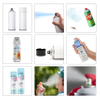 QGB-900C Semiautomático 3 en 1 Ambientador para automóvil Lata Crema solar Spray corporal Aerosol Llenado Sellado Máquina prensadora