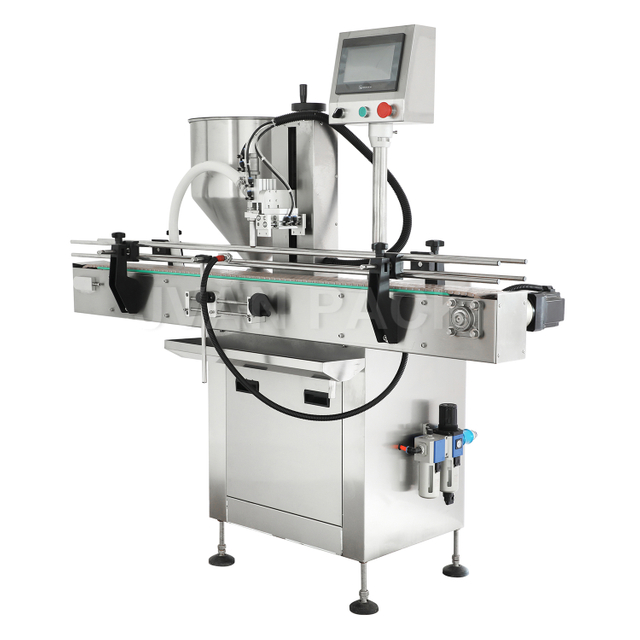 Máquina llenadora de botellas lineal automática de un solo cabezal, bomba de Rotor, comida líquida, pasta gruesa, mantequilla de maní, ZT-30