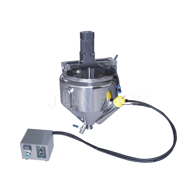 Tolva de acero inoxidable 40L con mezclador y calentador para la máquina de llenado