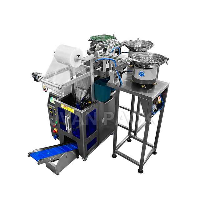 Máquina de embalaje de hardware automático JP-320-3 con tres vibrador