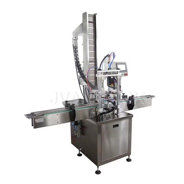 Máquina taponadora de tornillos automática QDX-M con elevador de alimentación de tapas