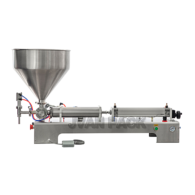 Máquina llenadora de brillo de labios con pistón volumétrico G1WGD, máquina llenadora de botellas de pasta de crema y champú, pintura de aceite comestible