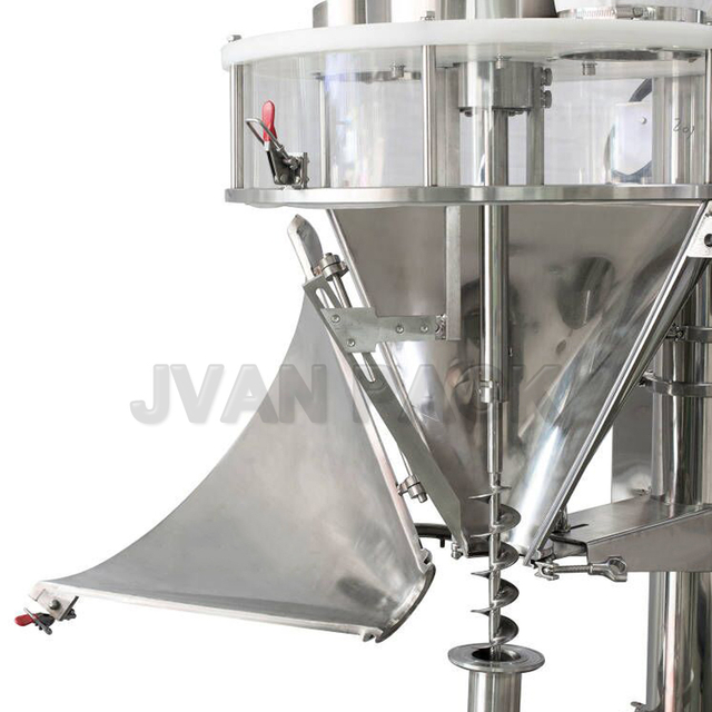 Máquina llenadora automática de barrena para polvo de doble cabezal DF-A