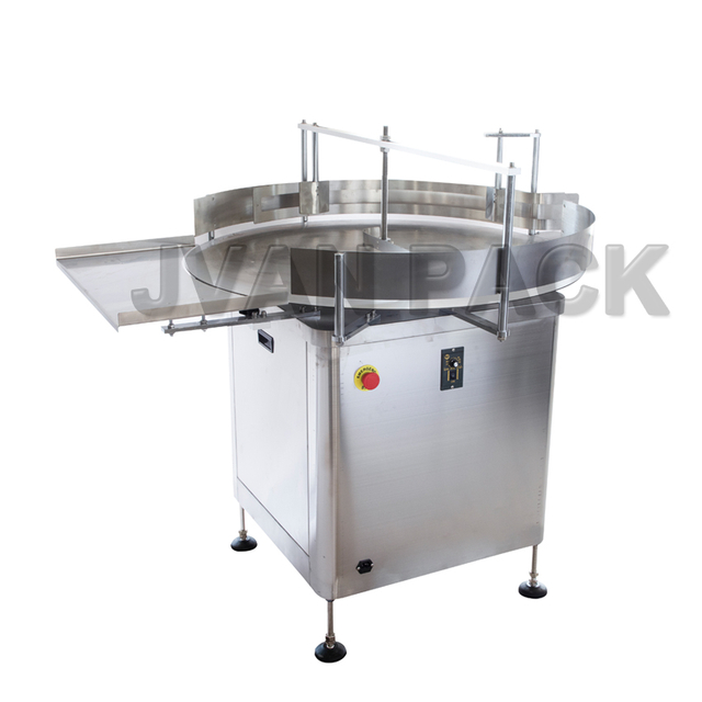 Mesa de alimentación de plataforma de vidrio de plástico con gama de plástico con giratoria ZXJ-1000