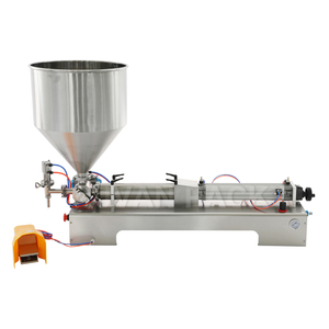 G1WGD Semiautomático Horizontal Champú Crema Ketchup Aceite Cosmético Mermelada Loción Miel Máquina de Llenado de Pasta Alimenticia