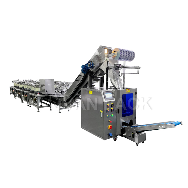 Máquina empacadora automática de conteo de cápsulas de hardware con multivibrador JP-320-8