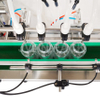 Máquina llenadora de líquidos magnética, GX-4, 4 boquillas, Control Digital, loción cuantitativa, jugo, botella de agua