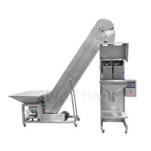 Máquina llenadora y pesaje de gránulos de doble escala DC-B&ZX-D con alimentador