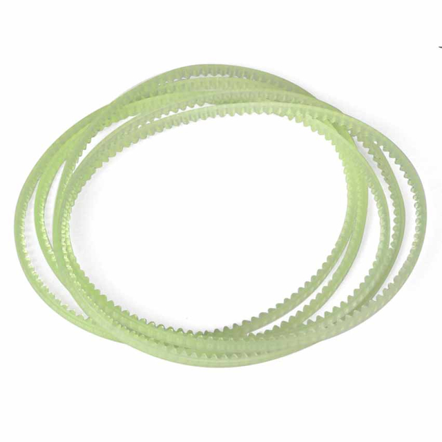 Correa de engranaje de 410mm, 420mm, 428mm, 598mm, 600mm, 630mm, pieza de repuesto para máquina de sellado continuo de FR-900, sellador de banda