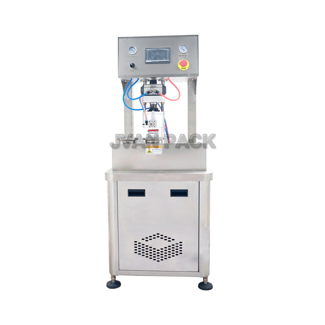 ZK-2 Máquina de tapa de la tapa de la tapa del capitán semiaumático Zk-2 para botellas de vidrio y frasco de vidrio