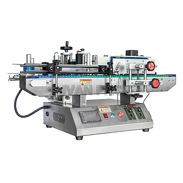 Etiquetadora de botellas redondas de escritorio semiautomática MT-100