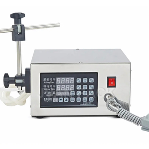Máquina de llenado de botellas de jugo de leche, bebida, agua líquida, Control Digital portátil, GFK-280